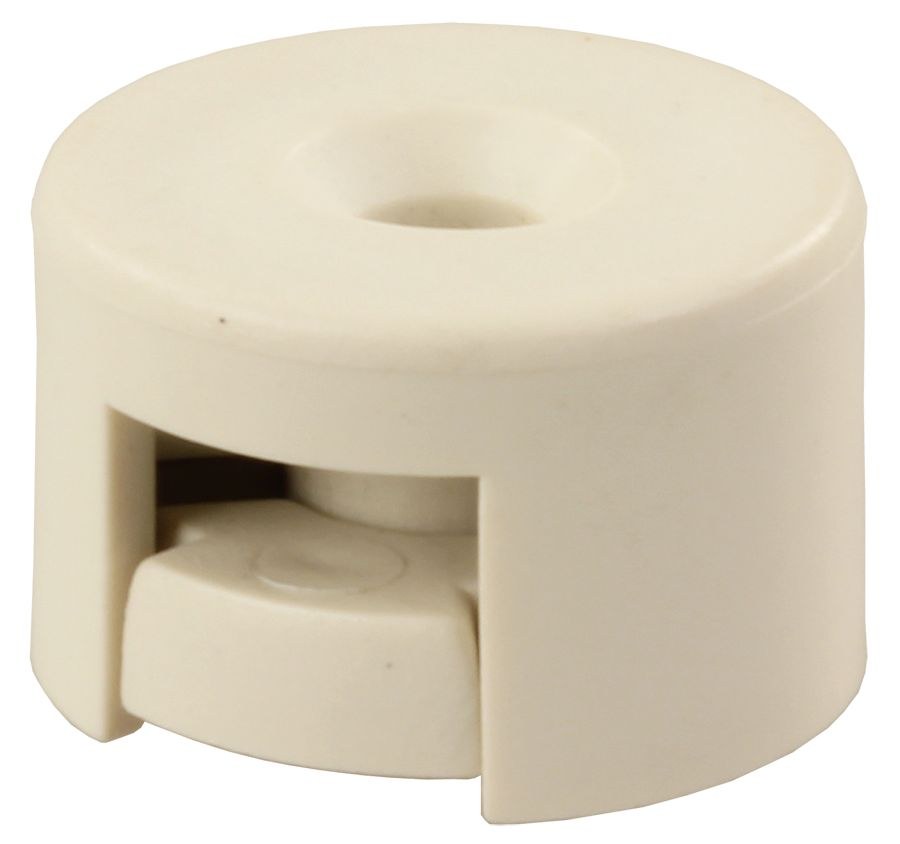 JR Products Window Shade Cord Retainer, Used on Day/ Night Shade Where Constant Tension on Cord Is Needed, Round, Set of 2 – 81945