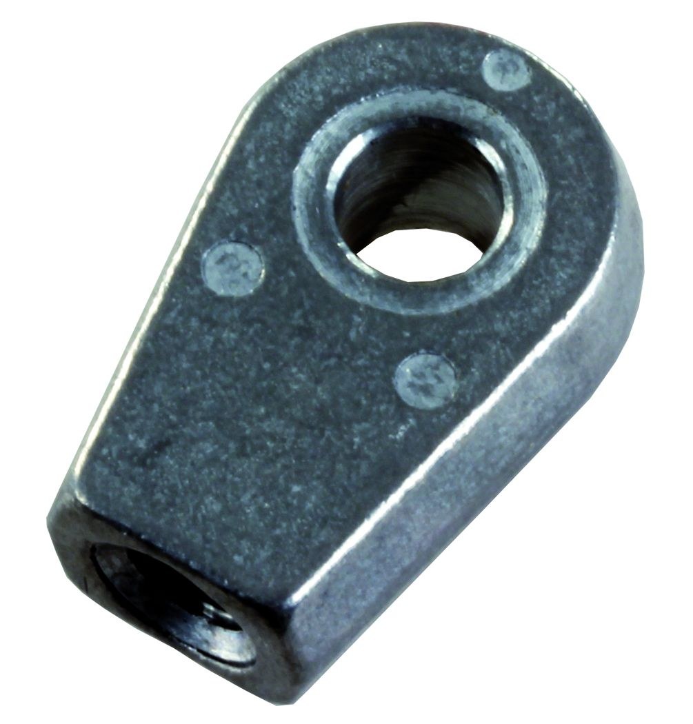 JR Products Multi Purpose Lift Support End Fitting, Use with Jr Products Door Hinge Lift Support Gsni Series, Eyelet End Fitting – EF-PS122