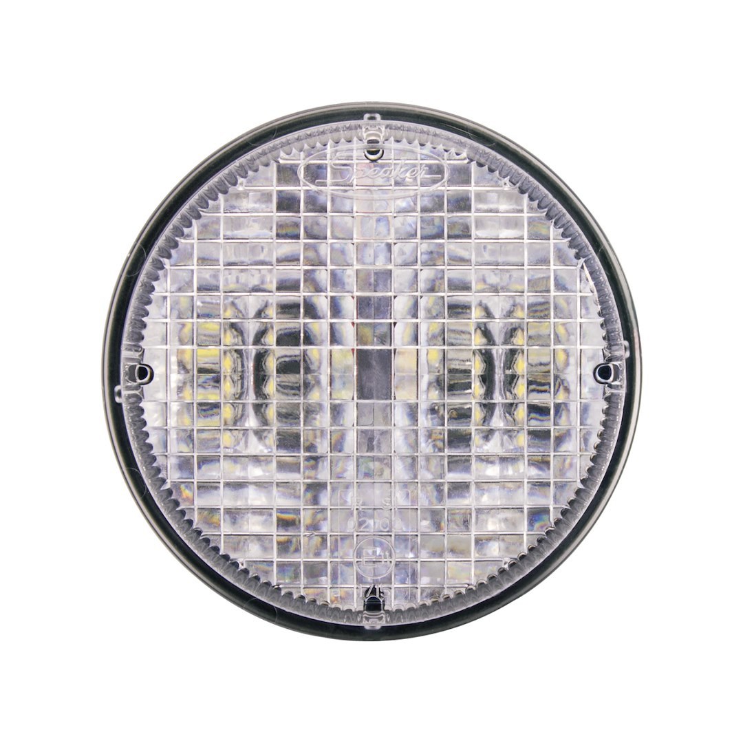 Jw Speaker Backup Light – LED, 217 Series, Universal Mount, Single, White Bulb, Black Polycarbonate Round Housing, 12 to 24 Volt DC – 0345421