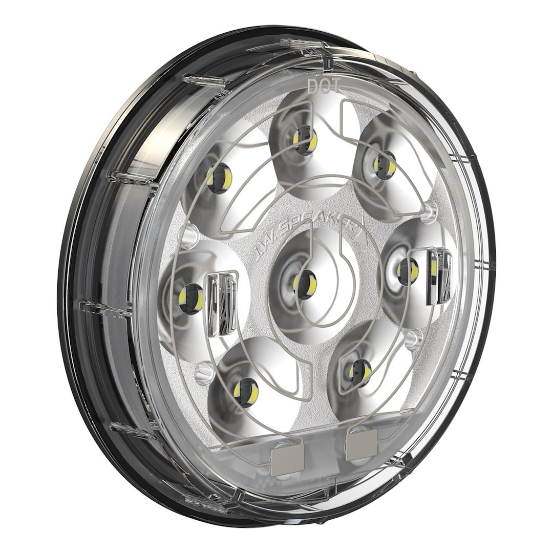 Jw Speaker Tail Light Assembly, 234 Series, LED, Clear Polycarbonate Lens, Black Polycarbonate Housing, Clear Bulb, Single, 12 to 24 Volt DC – 0346471