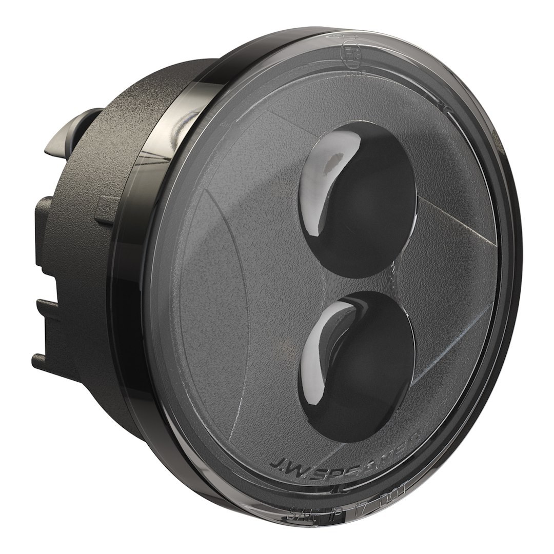 Jw Speaker Turn Signal Light Assembly – LED, 239 J2 Series, Smoke Lens, LED Bulb, Black Aluminum Housing, Set of 2 – 0346503