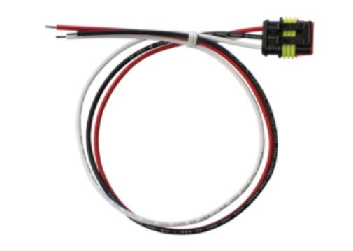 Jw Speaker Tail Light Assembly, 234 Series, LED, Clear Lens, Black Housing/ Red Bezel, Red Bulb, Single with Wiring Harness – 0347864