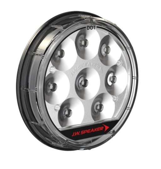 Jw Speaker Backup Light – LED, 234 Series, Universal Grommet Mount, Single, Clear Bulb, 4 Inch Round Black Housing, DOT/ SAE Approved – 0347881