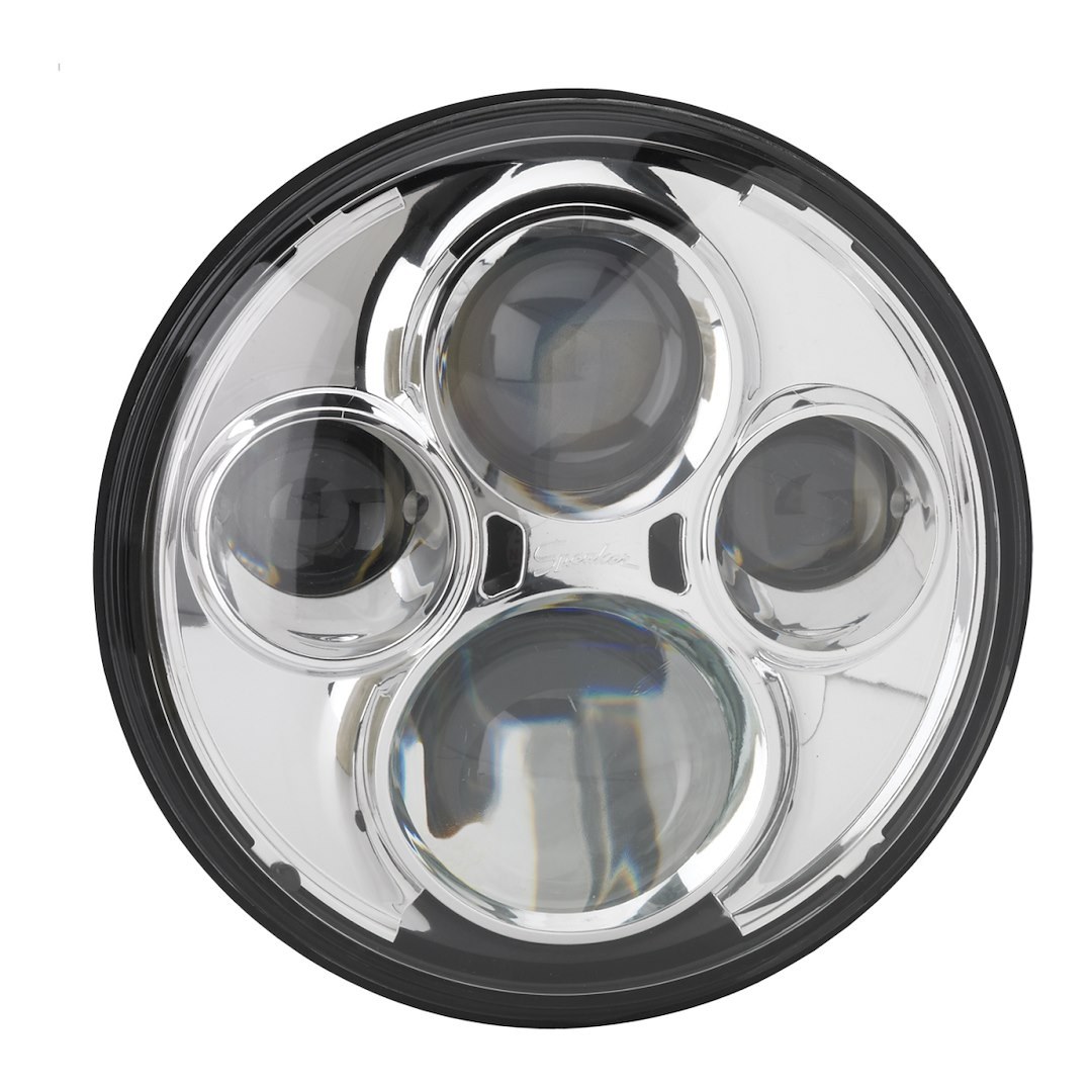 Jw Speaker Driving/ Fog Light, 8710 Series, LED Bulb, 7 Inch Round, 4.8 Amp at 12 Volt DC/ 2.5 Amp at 24 Volt DC, High Beam – 0550011