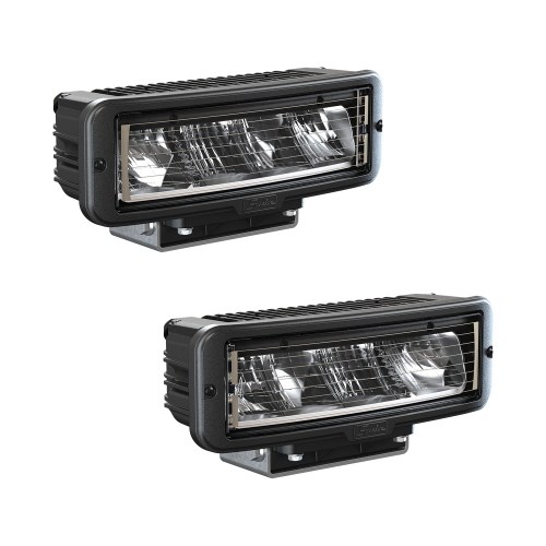 Jw Speaker Snow Plow Light, 9800 Series, Auxiliary Heated Headlight, With Turn Signal, LED Clear/Amber Bulbs – 0552243
