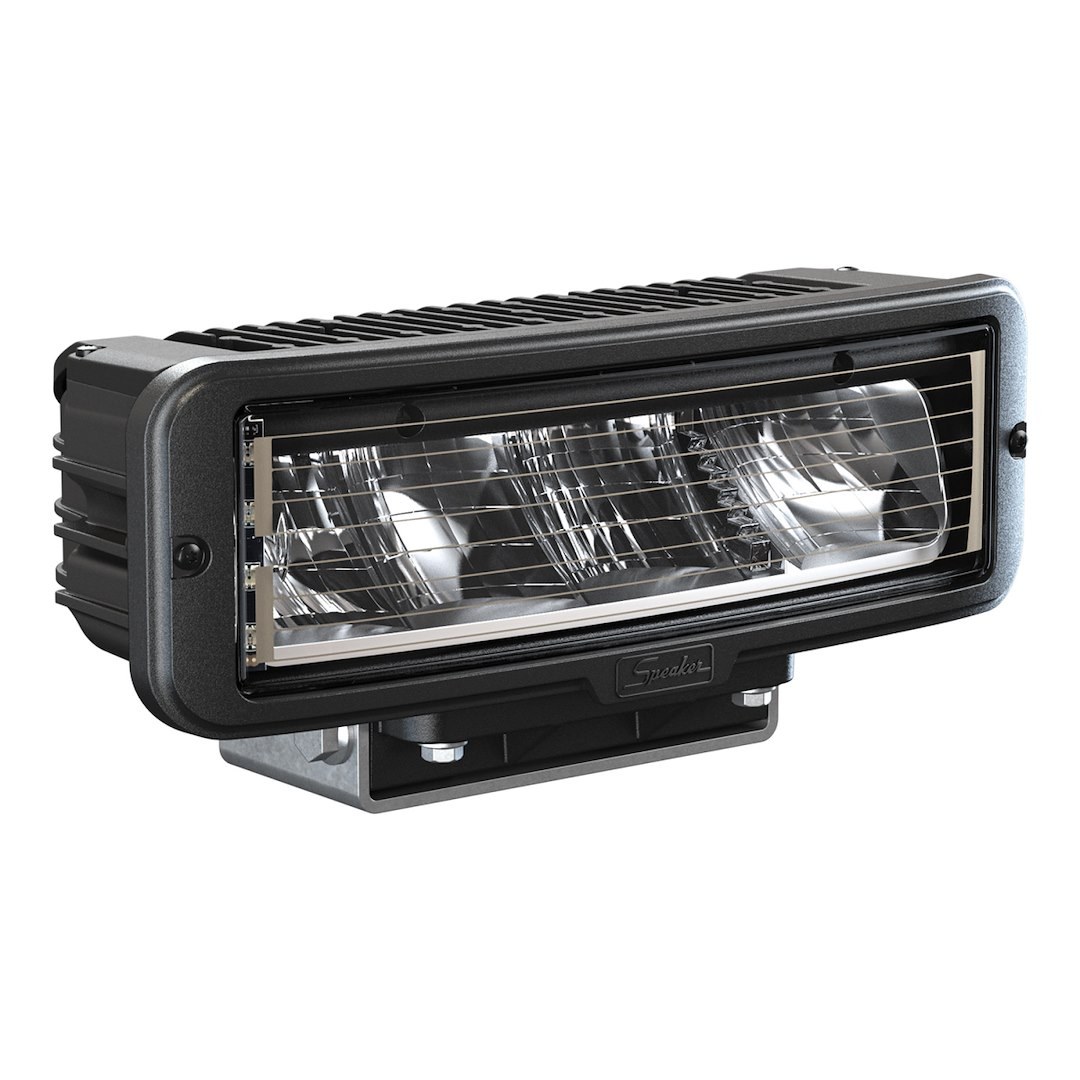 Jw Speaker Snow Plow Light, 9800 Series, Auxiliary Heated Headlight, With Turn Signal, LED Clear/Amber Bulbs – 0552243