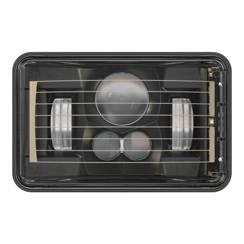 Jw Speaker Headlight Assembly, 8800 Evolution 2, LED Bulb, Right Hand Traffic Low Beam, Clear Bulb, Clear Polycarbonate Heated Lens – 0552651