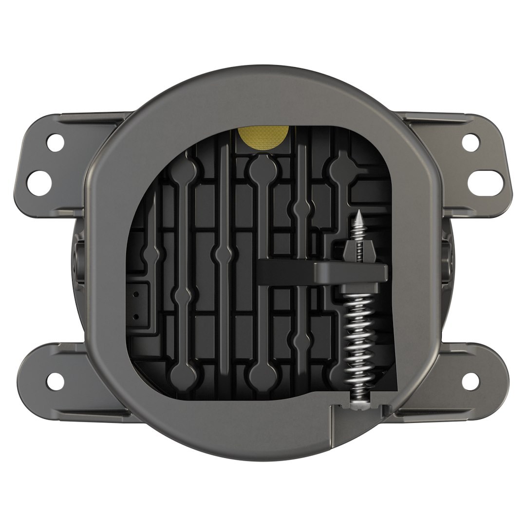 Jw Speaker Driving/ Fog Light, 6145 J2 Series, LED Bulb, 4 Inch Round, 1.6 Amp, Fog Beam, 1080 Raw Lumens, Clear Polycarbonate Lens – 0554413