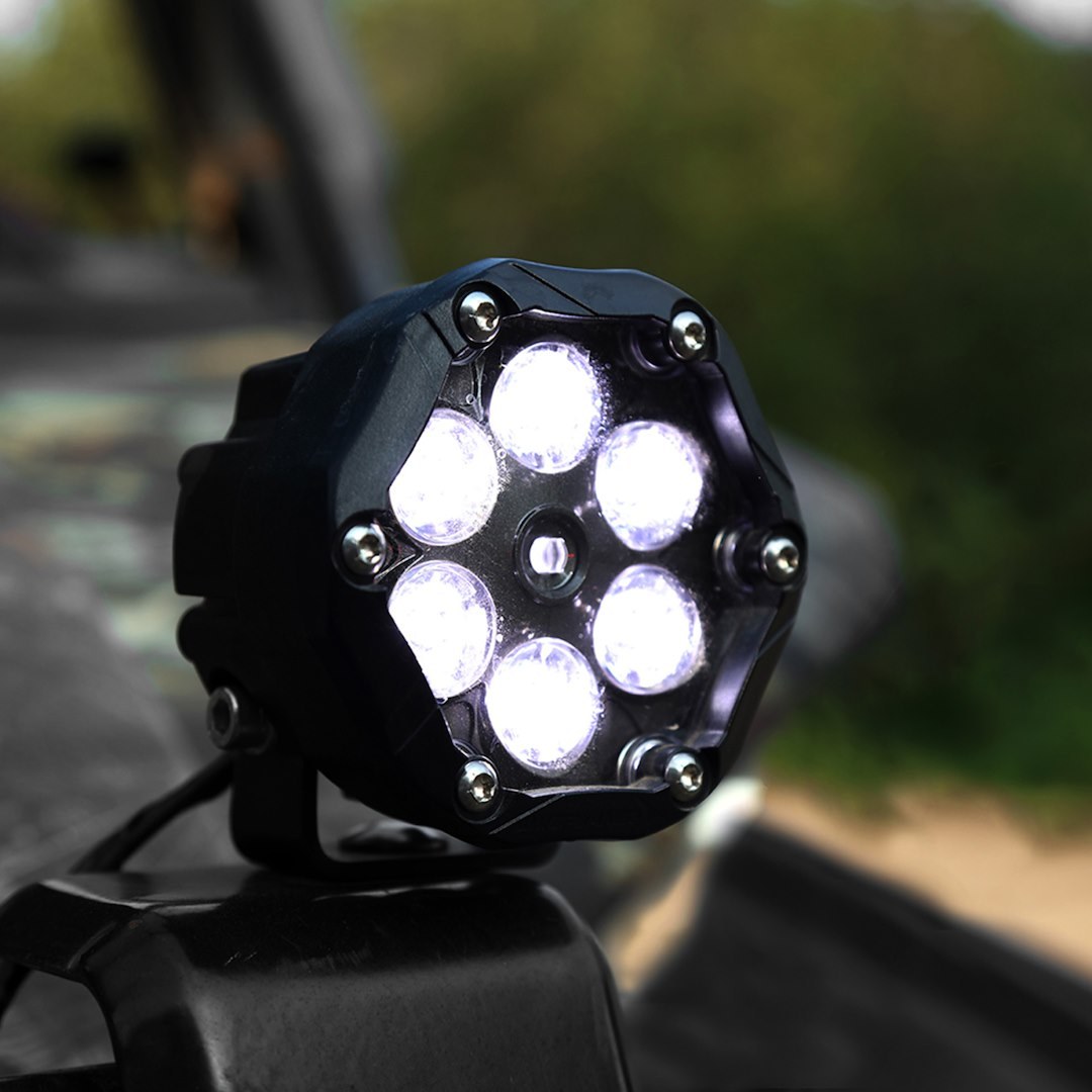 Jw Speaker Driving/ Fog Light, Model Trail 6 Sport, LED Bulb, 2.41 Inch Length X 3.58 Inch Width X 3.7 Inch Height Circular – 0555353