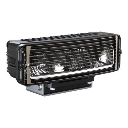 Jw Speaker Headlight Assembly, Model 9800 Hs, LED Bulb, High and Low Beam with Turn Signal, Clear/ Amber Bulbs, Clear Heated Lens – 0555743