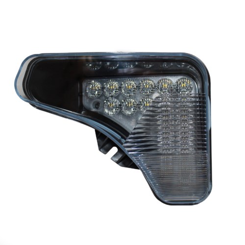 Jw Speaker Headlight Assembly, Bobcat Gen 5, LED Bulb, Flood Beam, Left Hand, Clear Lens, Black Housing, Single, 7.44 Inch X 6.85 Inch – 0557621