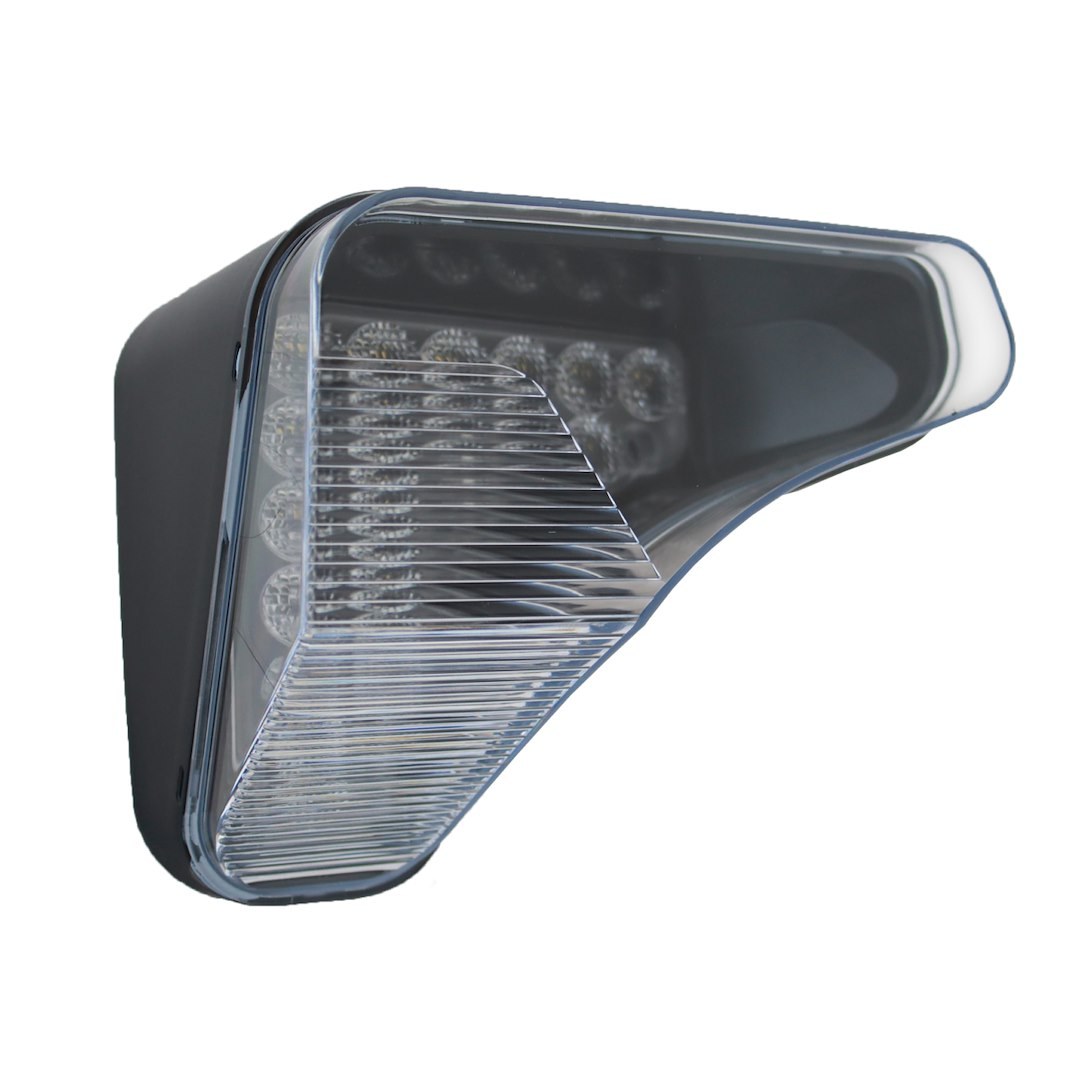 Jw Speaker Headlight Assembly, Bobcat Gen 5, LED Bulb, Flood Beam, Right Hand, Clear Lens, Black Housing, Single, 7.44 Inch X 6.85 Inch – 0557631