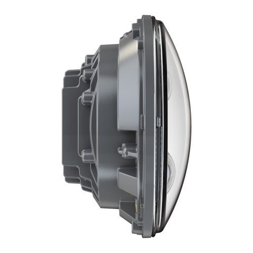 Jw Speaker Headlight Assembly, 8700 Evolution 2 Classic, LED Bulb, High and Low Beam, 4500K White Bulb, Clear Lens, Chrome Housing – 0557661