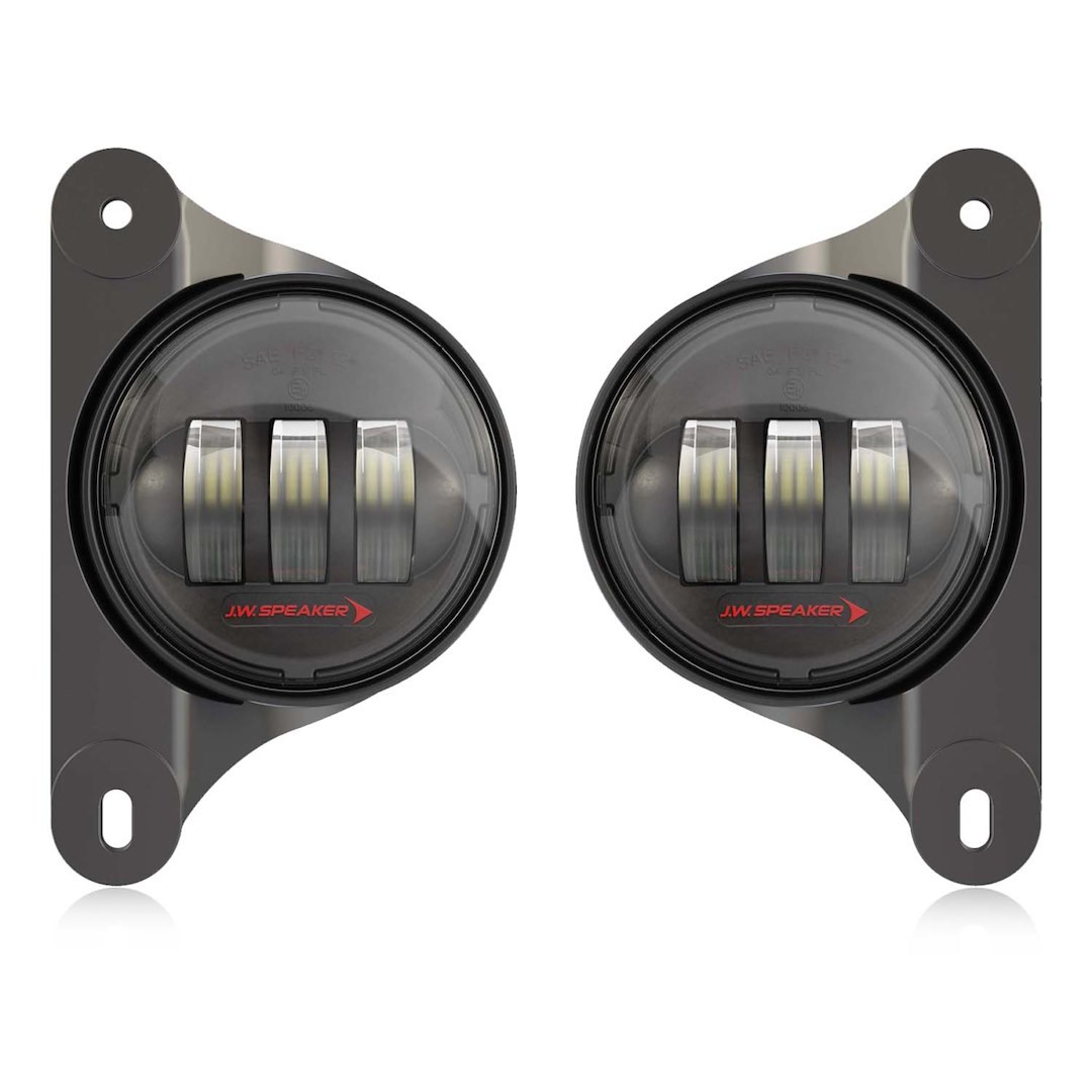Jw Speaker Driving/ Fog Light, 6145 J2 Series, LED Bulb, 4 Inch Round, 1.6 Amp at 12 Volt, Fog Beam, 1080 Raw Lumens – 0557993