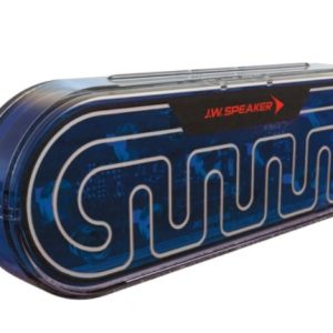 Jw Speaker Trailer Light, 274 Series, Stop/ Turn/ Tail Light, LED, Oval, Clear Heated Lens/ Black Housing/ Blue Bezel – 0646811