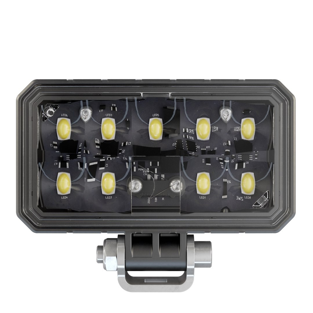Jw Speaker Work Light, Model 792, For Agriculture/ Construction/ Mining/ Off-Road, 4 Inch X 3 Inch Rectangular, Pedestal Mount – 1603921