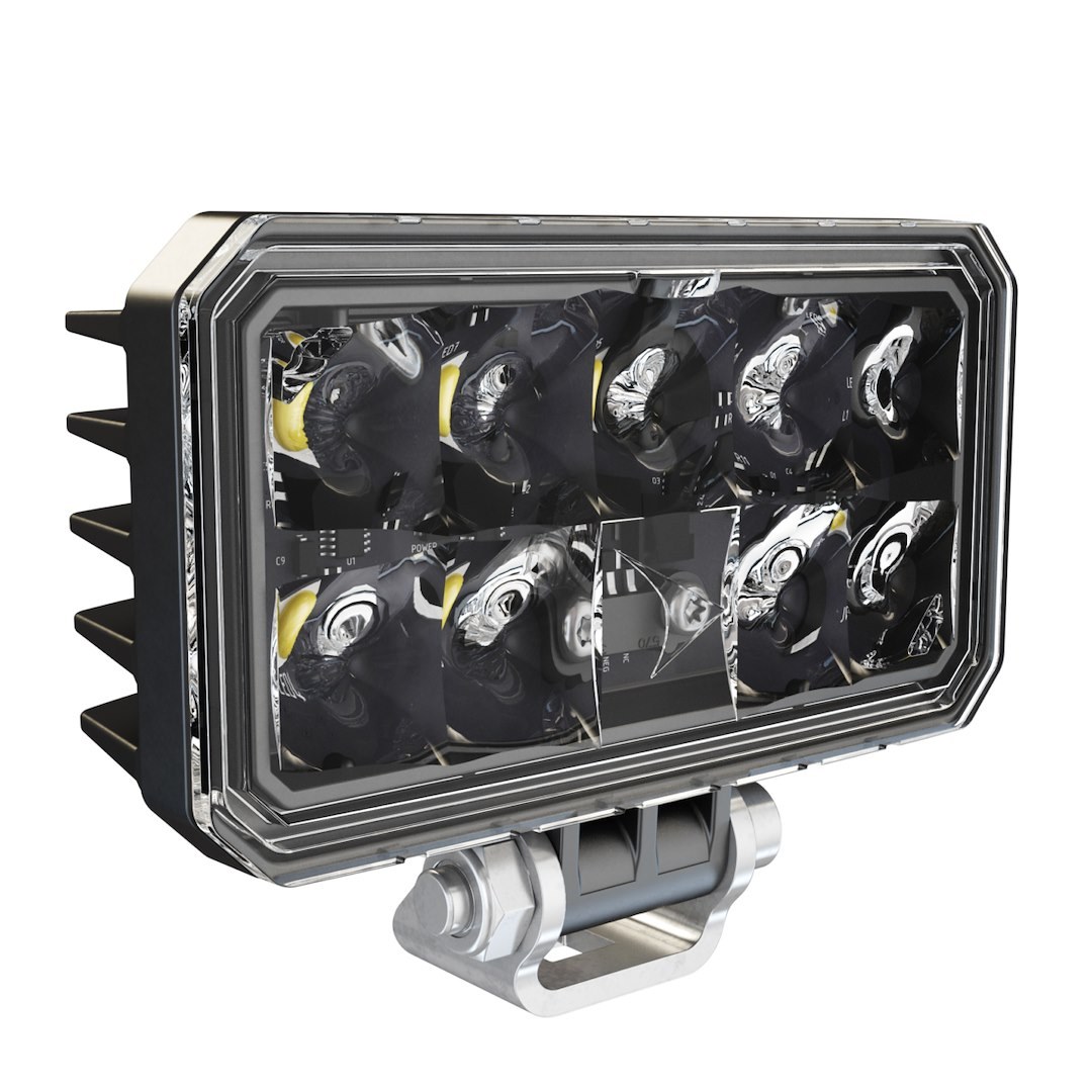 Jw Speaker Work Light, Model 792, For Agriculture/ Construction/ Mining/ Off-Road, 4 Inch X 3 Inch Rectangular, Pedestal Mount – 1603921