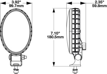 Jw Speaker Work Light, Model 775 Xd – 1707201