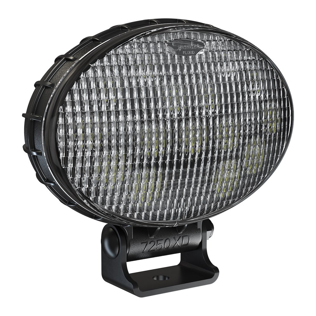 Jw Speaker Work Light, 7250 Xd Series, For Agriculture/ Construction/ Mining/ Railroad/ Specialty Vehicles, 7 Inch X 6 Inch Oval Housing – 1801511