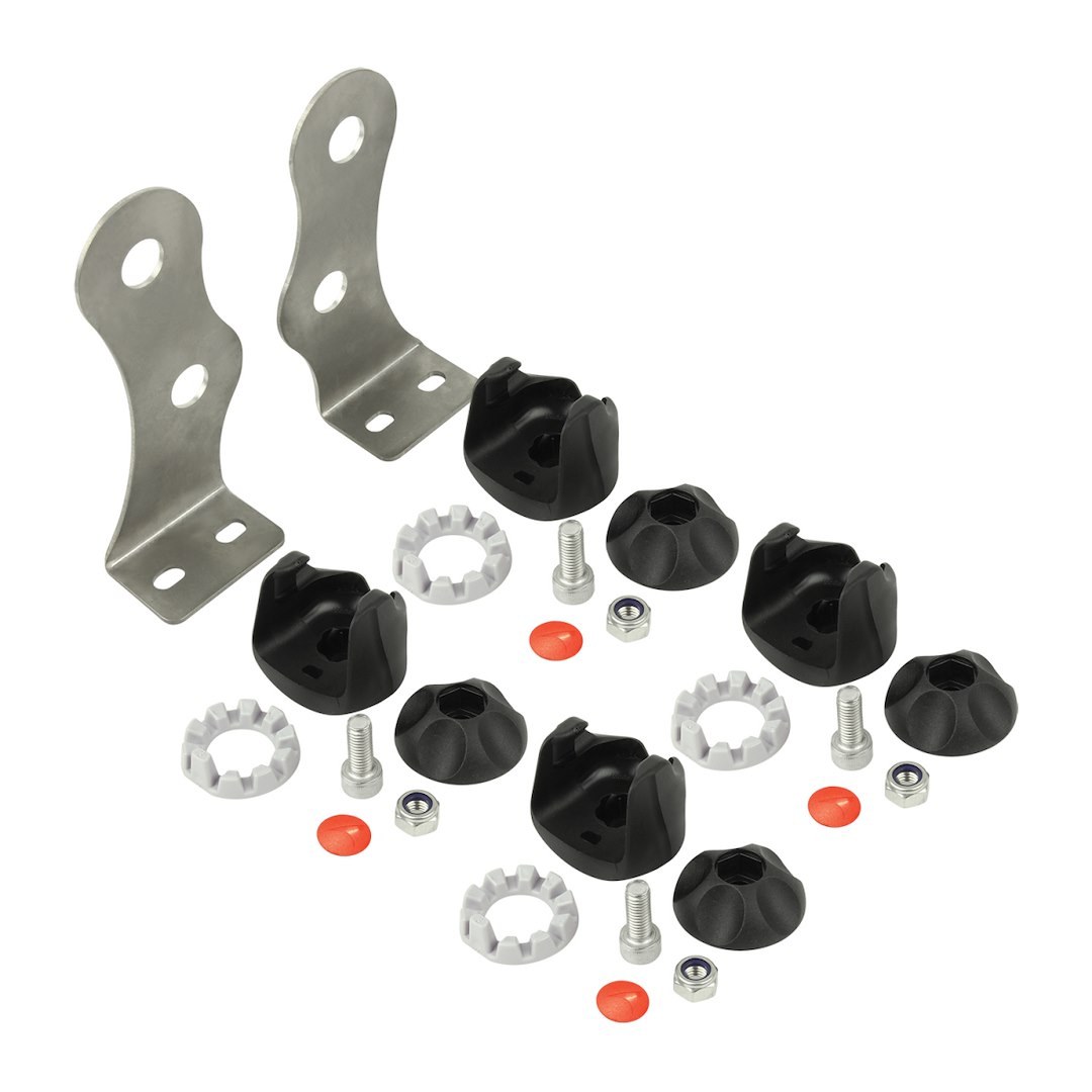 Jw Speaker Light Bar Mounting Kit, TS1000 Series, Universal Mount, Mounts 2 Jw Speaker TS1000 Light Bars for Adjustable Aiming – 8200281
