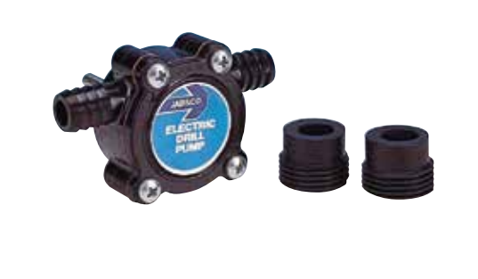 Jabsco Multi Purpose Pump, Use for Transferring Variety of Fluids, Powered Drill Operated with 1/4 Inch to 3/8 Inch Chuck – 17250-0003
