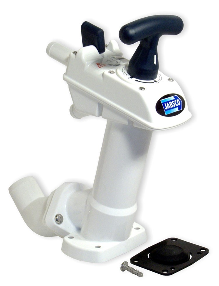 Jabsco Toilet Pump, Twist N Lock, Use with 29090/ 29120 Series Toilets, With Base Valve Gasket – 29040-3000