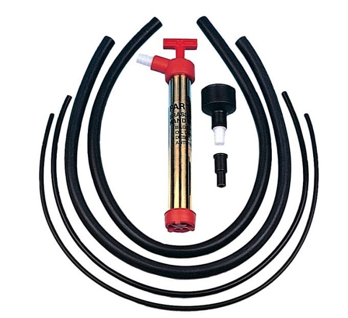 Jabsco Dispensing Pump, Use for Oil and Transmission Fluid, 26 Gallon Per Stroke, Brass Cylider, 1/4 Inch Port – 33799-0000