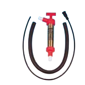 Jabsco Oil Change Pump, Manually Operated, 1/2 Inch Port, 2 Foot/ 40 Inch Hose, 1-1/4 Inch Diameter X 10-1/4 Inch Length, Brass Pump Body – 34060-0010