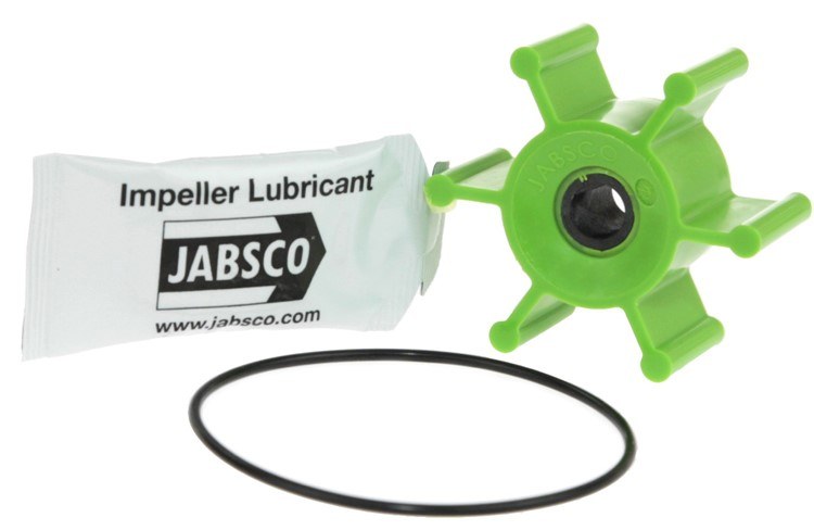 Jabsco Water Pump Impeller, Use with 18220-1127/ 18220-9127/ 33610-0107 Ballast Pump, Clamshell Packaged – 6303-0007-P