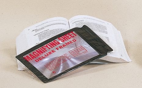 Jobar Magnifying Glass, Use to Read Telephone Directories/ Maps/ Time Tables, Built IN Frame – JBA350