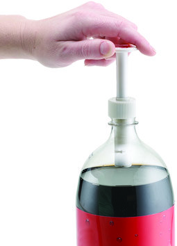 Jokari Beverage Can Cap, Fizz Keeper ™, Use to Re-Pressurize and Prevents Soda from Going Flat, Pump Type, Screw- on Mount – 05002