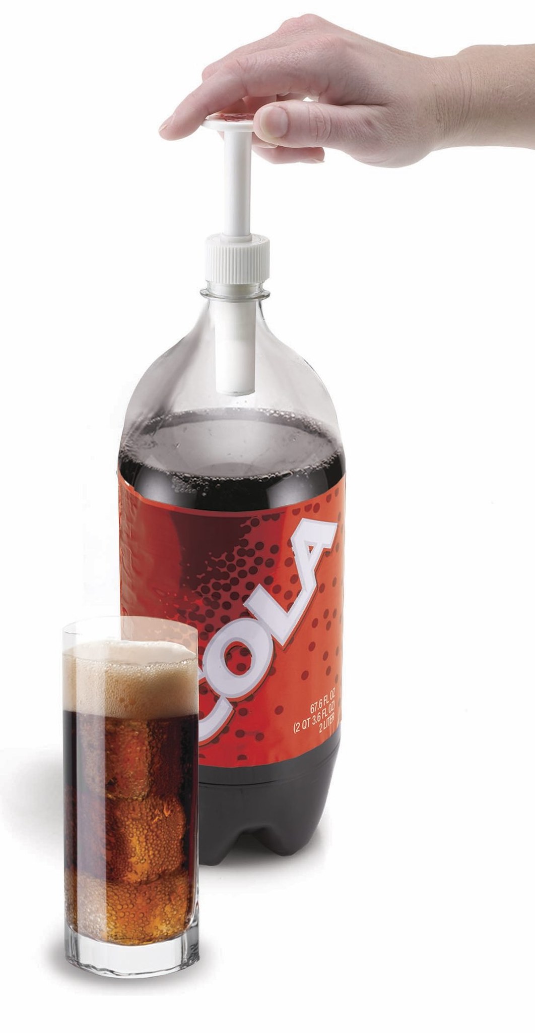 Jokari Beverage Can Cap, Fizz Keeper ™, Use to Re-Pressurize and Prevents Soda from Going Flat, Pump Type, Screw- on Mount – 05002