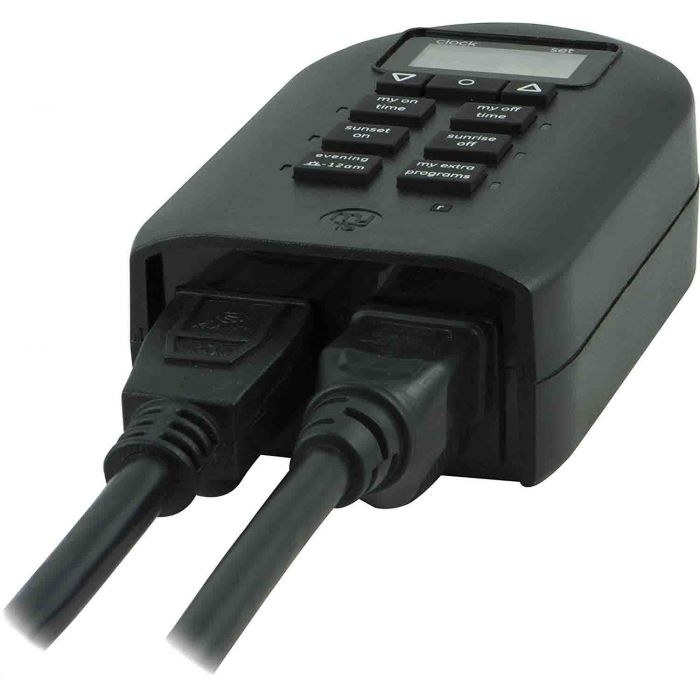 Jasco Multi Purpose Light Control Timer, Mytouchsmart ™, Outdoor/ Indoor Use, Plug-IN, Lcd Indicator Display, Black, Built-IN Bracket – 33862