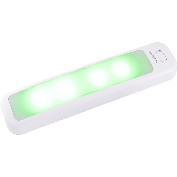 Jasco Interior Light – LED, Energizer, Color Changing Remote Control Light Bar, 10 Inch Length, White, Battery Operated, With Remote Control – 44578