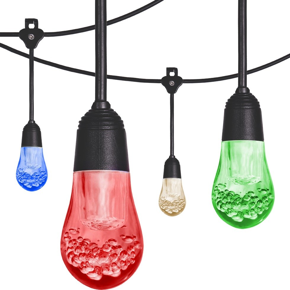 Jasco Party Lights, Enbrighten, 24 Foot Length, 24 Acrylic String LED Light, With USB – 48365