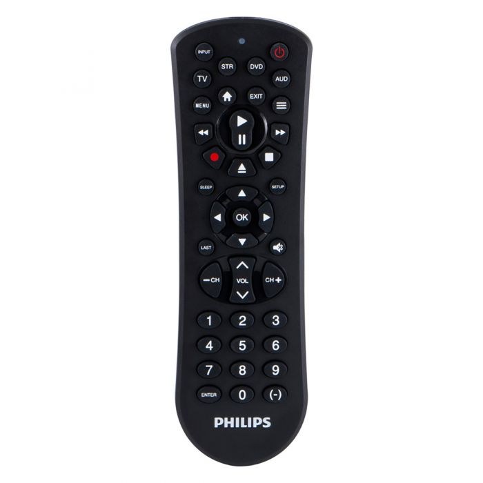 Jasco Satellite TV Receiver Remote Control, Philips, For Cable/ Satellite TV, Work with DVD/ Blu-Ray Player – SRP9141A/07