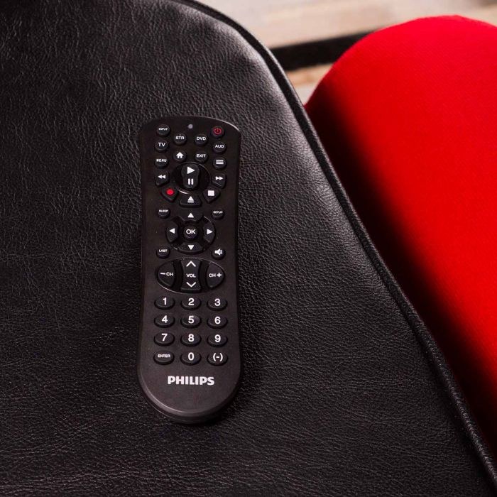 Jasco Satellite TV Receiver Remote Control, Philips, For Cable/ Satellite TV, Work with DVD/ Blu-Ray Player – SRP9141A/07