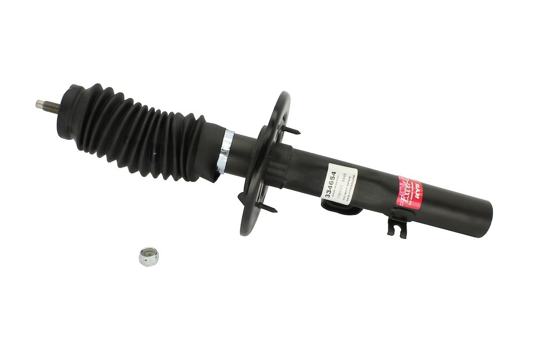 Kyb Shocks Shock Absorber, Excel-G Strut, Nitrogen Gas Charged, Non-Adjustable Valving, With Shock Boots, Single – 334654