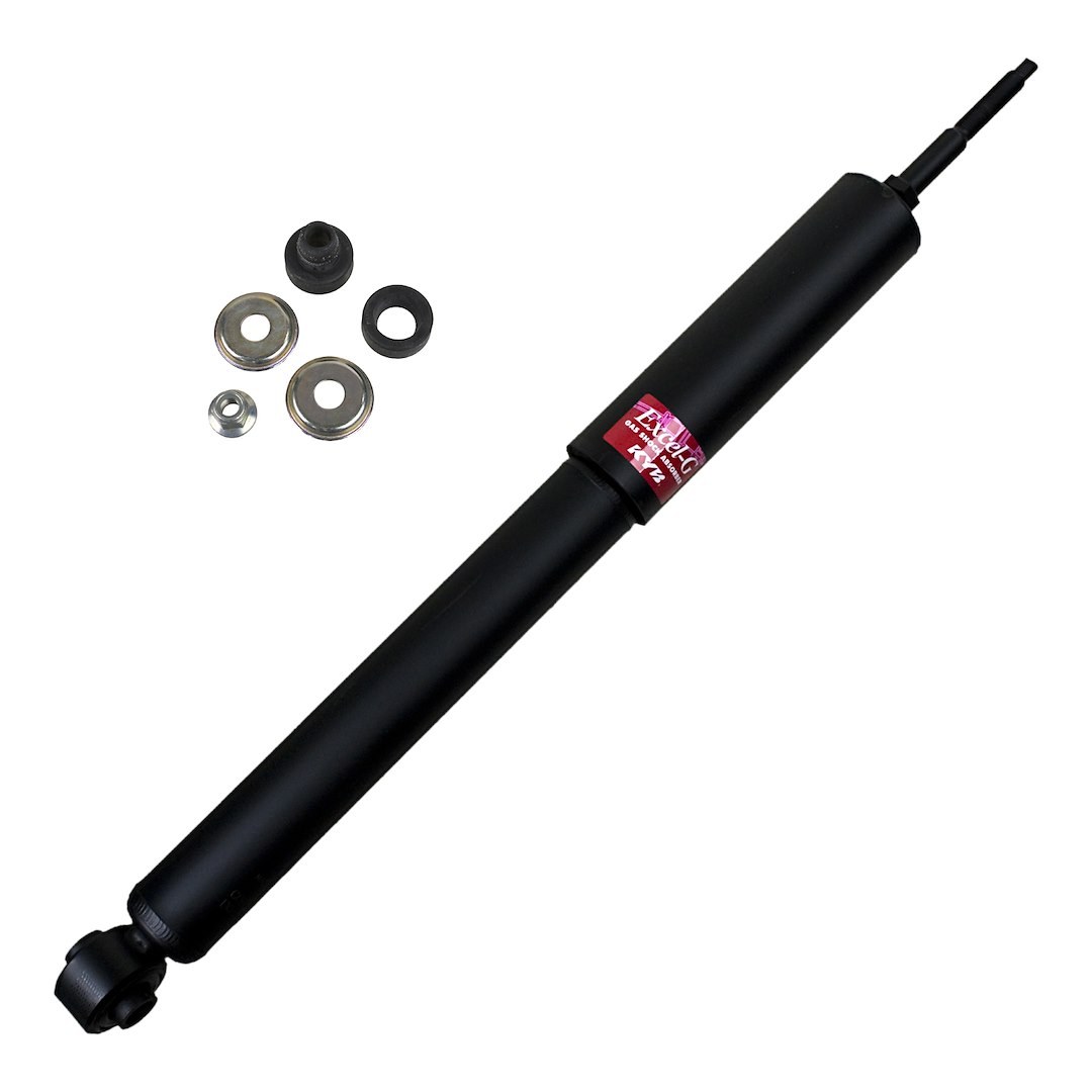 Kyb Shocks Shock Absorber, Excel-G Shock, Nitrogen Gas Charged, Non Adjustable Valving, Without Shock Boots, Single – 349004