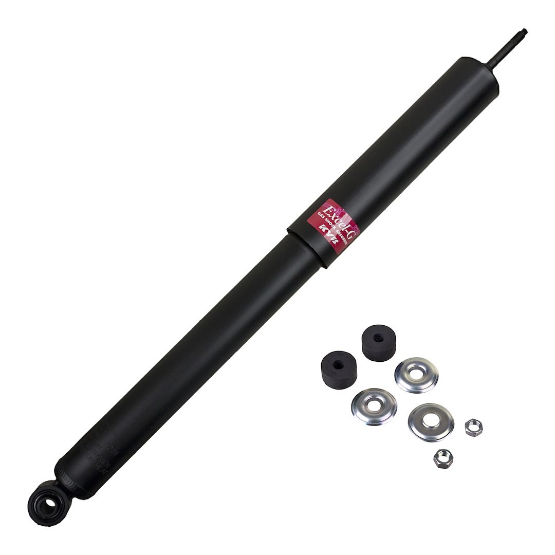 Kyb Shocks Shock Absorber, Excel-G Shock, Nitrogen Gas Charged, Non Adjustable Valving, Without Shock Boots, Single – 349010