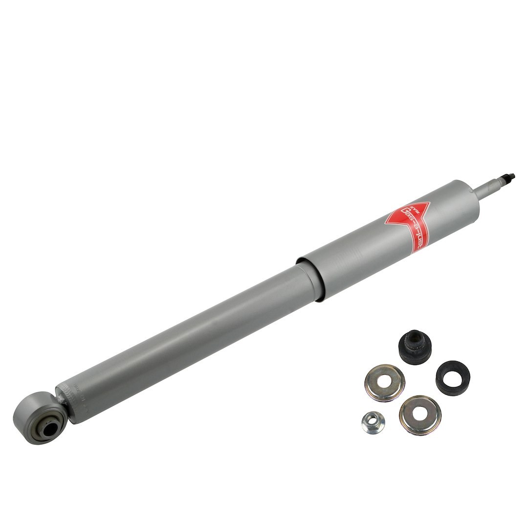 Kyb Shocks Shock Absorber, Gas-A-Just Strut, Nitrogen Gas Charged, Non Adjustable Valving, Without Shock Boots, Single – KG9023