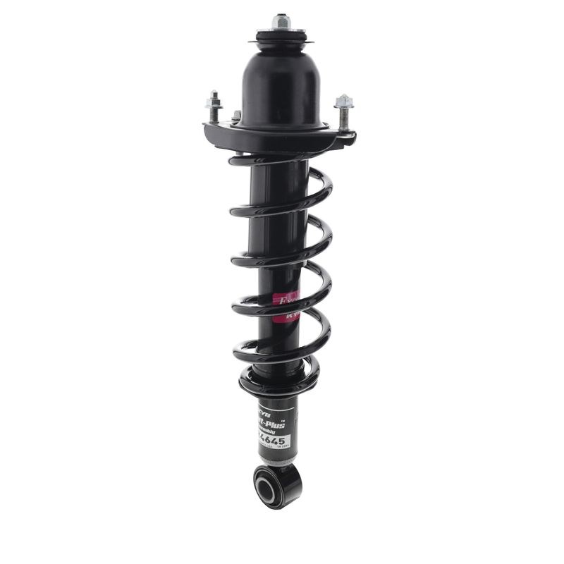 Kyb Shocks Shock Absorber, Strut-Plus ™ Strut Assembly, Nitrogen Gas Charged, Adjustable Valving, Strut Mount, Without Shock Boots, Black – SR4645