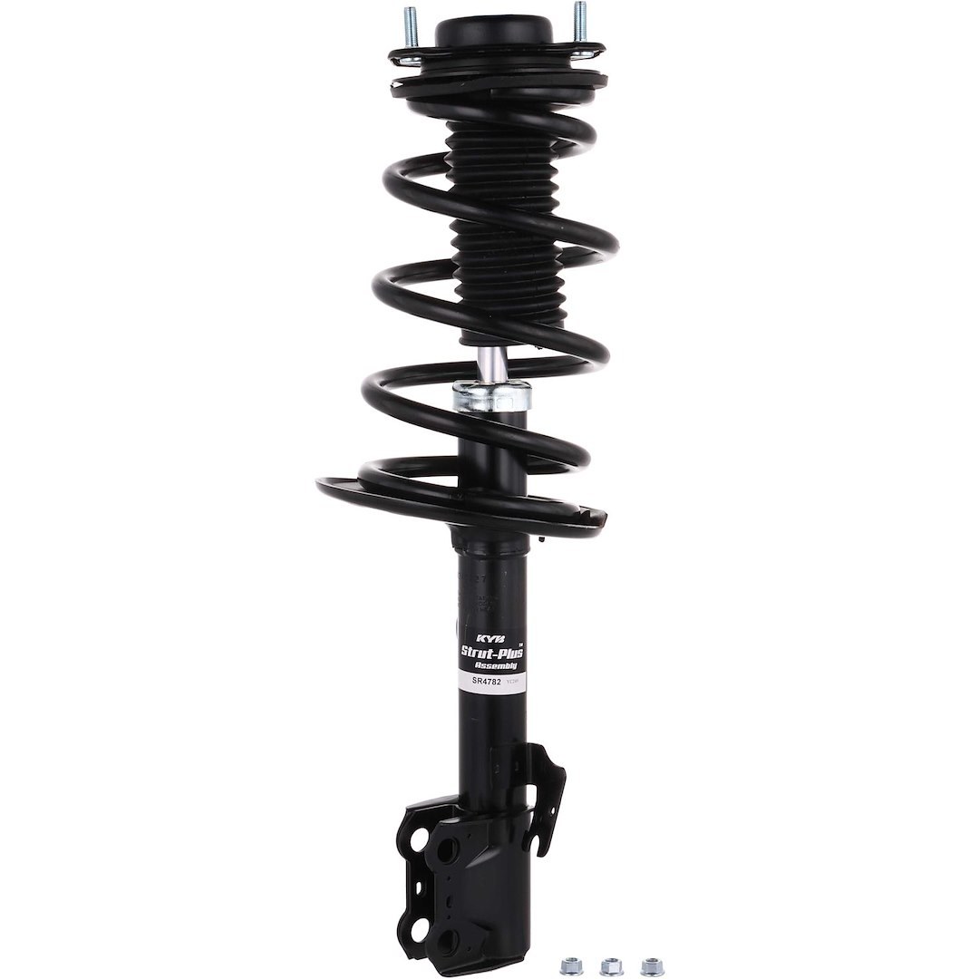 Kyb Shocks Shock Absorber, Strut-Plus ™, Nitrogen Gas Charged, Non Adjustable Valving, Strut Upper Mount/ Clip Lower Mount – SR4782