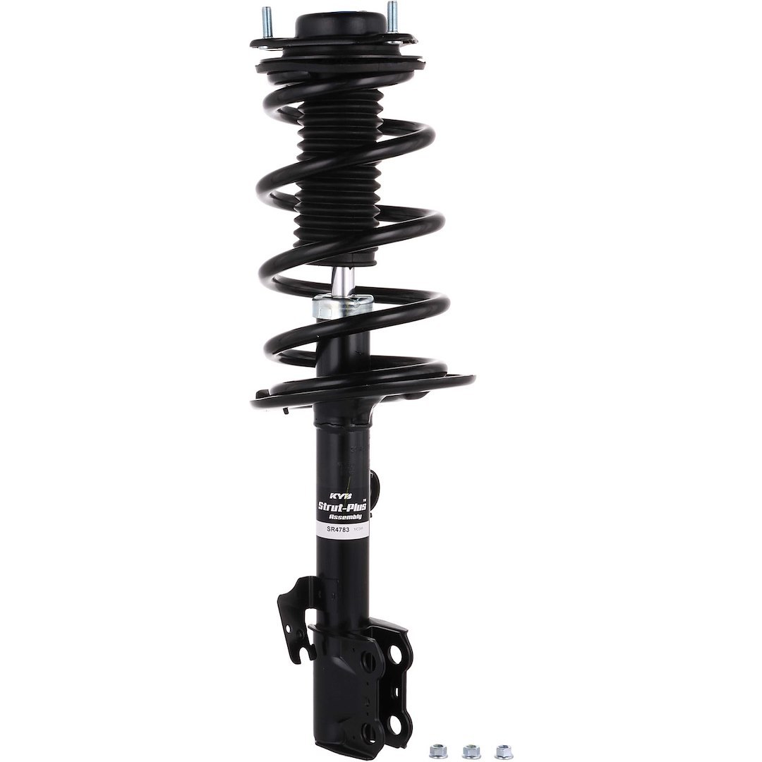 Kyb Shocks Shock Absorber, Strut-Plus ™, Nitrogen Gas Charged, Non Adjustable Valving, Strut Upper Mount/ Clip Lower Mount – SR4783