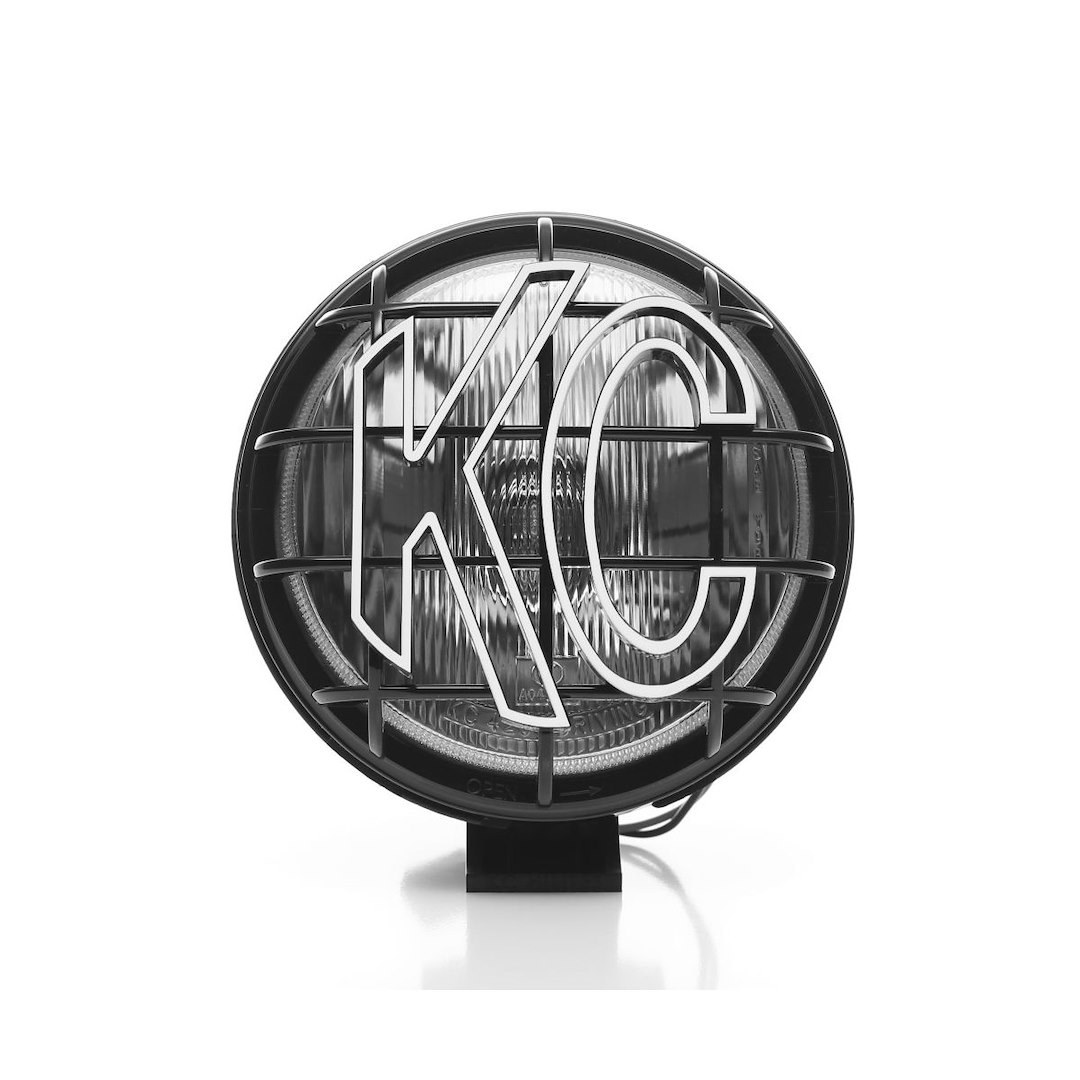 Kc Hilite Driving/ Fog Light, Apollo Pro, Halogen Bulb, 6 Inch Round, 100 Watt Per Light Bulbs Amp Draw 8.3 Amp Per Light, Spread Beam – 0151