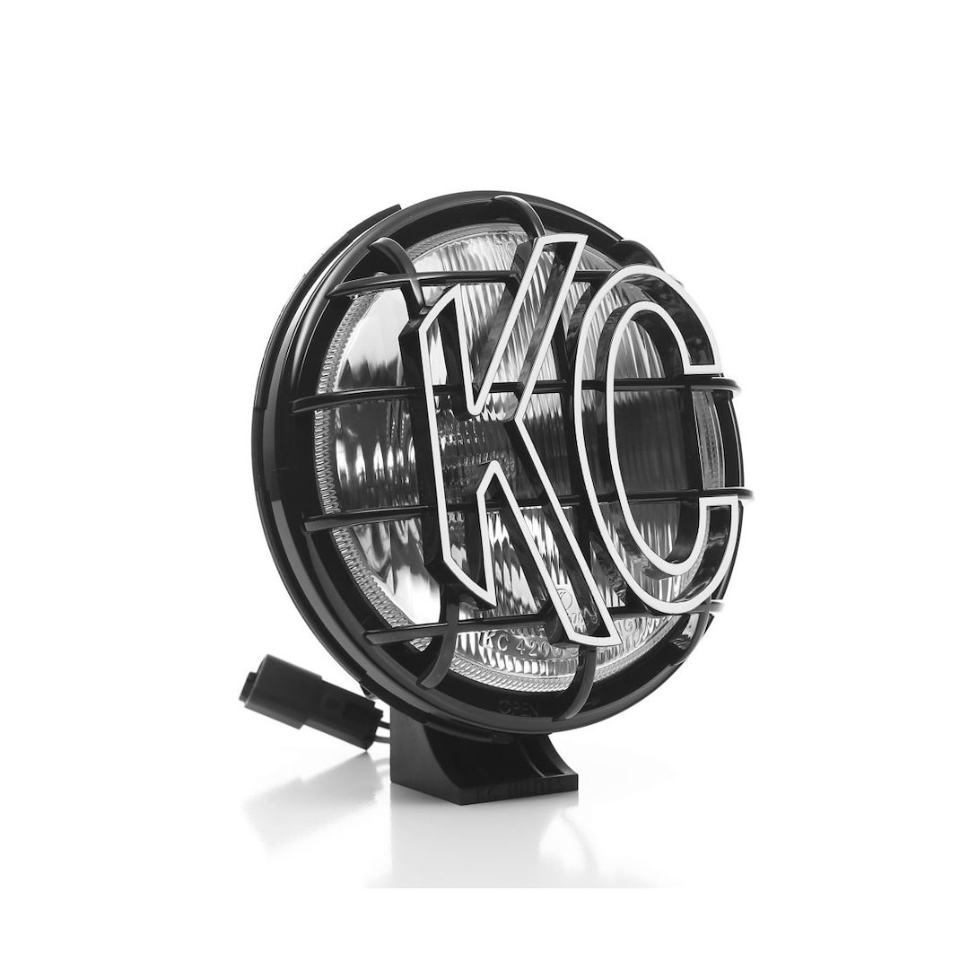 Kc Hilite Driving/ Fog Light, Apollo Pro, Halogen Bulb, 6 Inch Round, 100 Watt Per Light Bulbs Amp Draw 8.3 Amp Per Light, Spread Beam – 0151