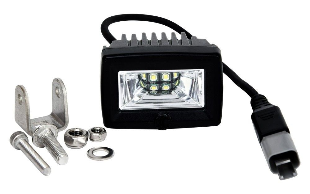 Kc Hilite Driving/ Fog Light, C-Series, LED Bulb, Clear Cree Xmk LED Bulb, Rectangular, 20 Watt Amp Draw 1.6 Amp Per Light, Flood Beam – 0328