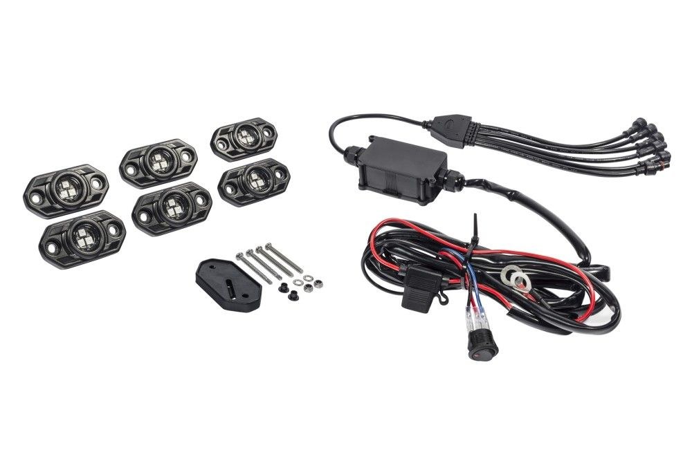 Kc Hilite Underbody Light Kit, C-Series, Underbody Mount, Cree Xbd LED Bulb, Clear Lens, Black Aluminum Housing – 0339