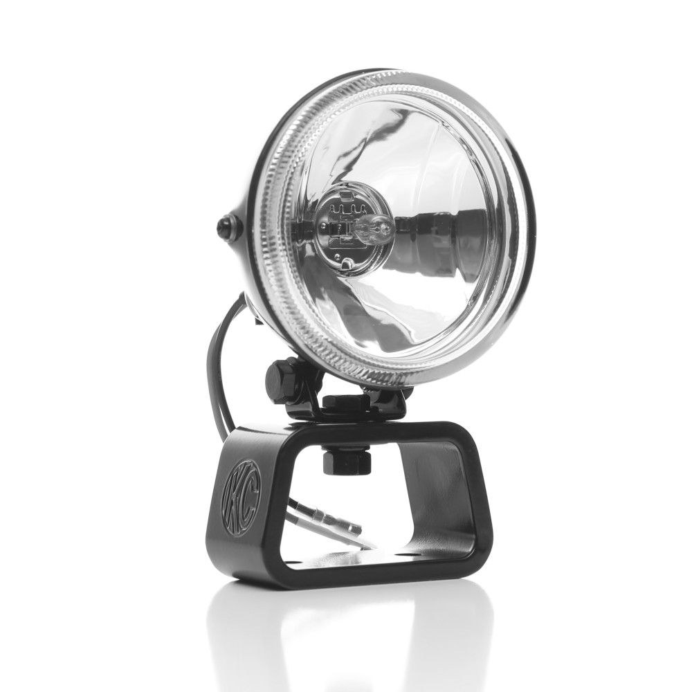 Kc Hilite Driving/ Fog Light, Rally 400, Halogen Bulb, H3 Halogen Clear Bulb, 4 Inch Round, 55 Watt Amp Draw 4.58 Amp Per Light, Spread Beam – 0490