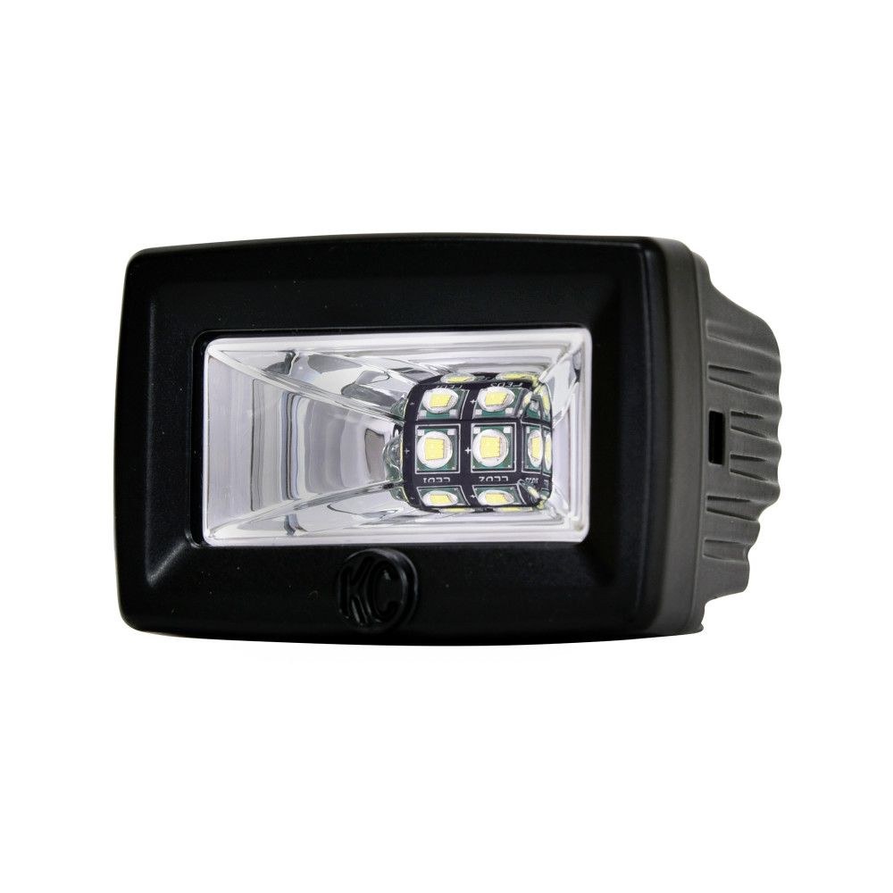 Kc Hilite Backup Light, C-Series, A-Pillar/ Ditch/ Windshield/ Bumper/ Overhead/ Roof Mount, Set of 2, Clear Lens, White Bulb – 0519